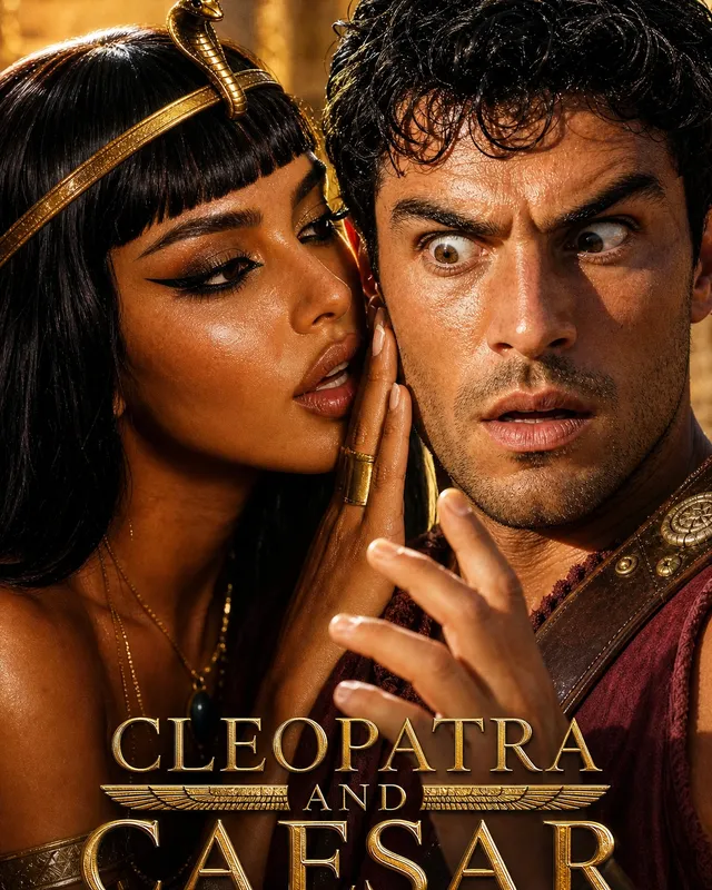 Cleopatra and Caesar